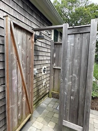 Harwich Cape Cod vacation rental - Or clean-up outside in this private shower