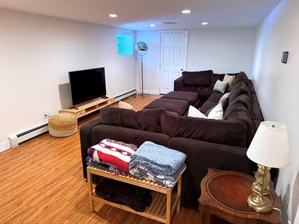 Centerville Cape Cod vacation rental - Entertainment Room with 4K Smart TV and Large Sectional Sofa
