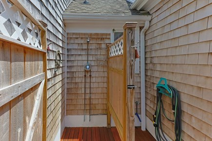 Chatham, Harborside Cape Cod vacation rental - Enclosed Outdoor Shower