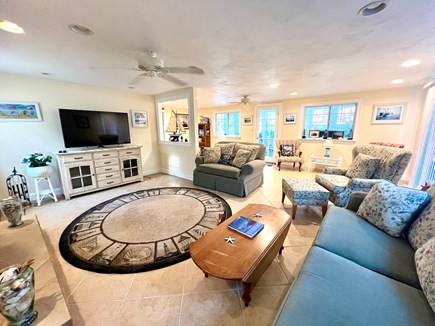 Eastham Cape Cod vacation rental - Large and spacious family room with smart tv.<br/>