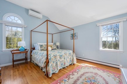 Seconsett Island, Mashpee Cape Cod vacation rental - The master bedroom is very spacious and has a vaulted ceiling.