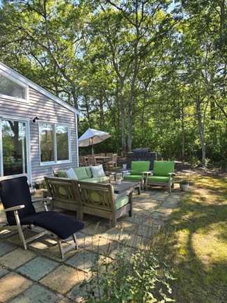 West Yarmouth Cape Cod vacation rental - Patio - lounge area, Grill, dining table with 8 chairs