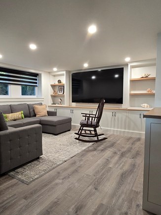 West Yarmouth Cape Cod vacation rental - TV room & Sleeper sofa