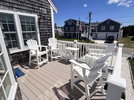 Chatham, Lighthouse Beach Cape Cod vacation rental - 1st floor deck to enjoy morning coffee or evening drinks.