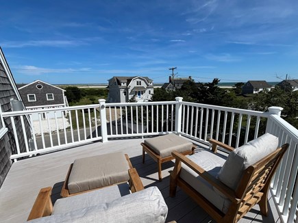 Chatham, Little Beach Cape Cod vacation rental - Master private porch.