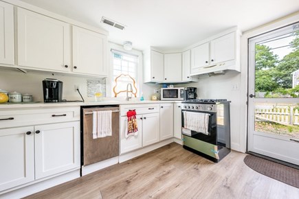 Dennis Cape Cod vacation rental - Renovated kitchen with a new Dishwasher and a new gas range.