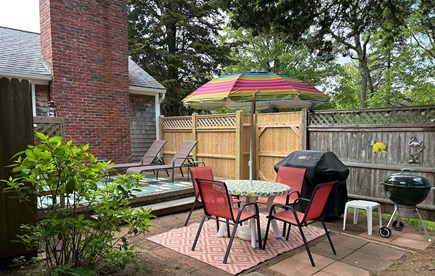 Eastham Cape Cod vacation rental - Private patio with gas and charcoal grills