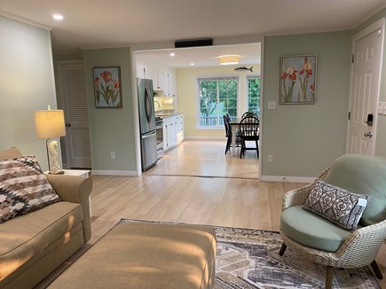 Hyannis - Veteran's Beach Cape Cod vacation rental - View from living room to kitchen