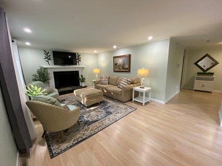 Hyannis - Veteran's Beach Cape Cod vacation rental - Living room and hallway