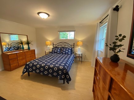 Hyannis - Veteran's Beach Cape Cod vacation rental - Primary bedroom with queen bed and en-suite bathroom (not shown)