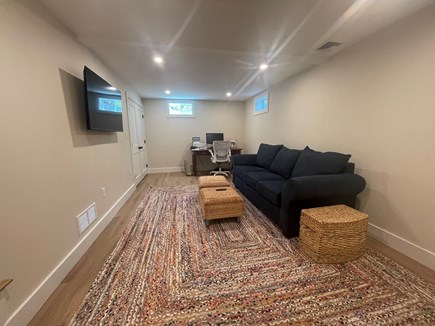 Harwichport Cape Cod vacation rental - Finished basement with new queen pullout sofa