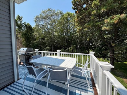 Yarmouth Cape Cod vacation rental - Back deck dining/grill