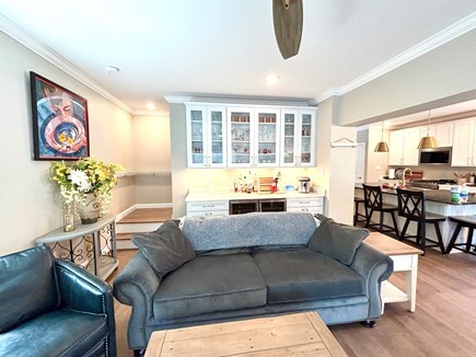 Yarmouth Cape Cod vacation rental - Living room with bar area