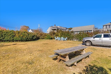 West Yarmouth Cape Cod vacation rental - Large Yard w/ firepit and plenty of room for outside games.