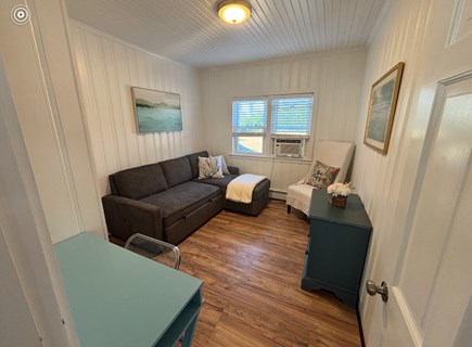 West Yarmouth Cape Cod vacation rental - Queen sectional Chatham Light den/office area