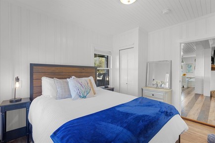 West Yarmouth Cape Cod vacation rental - 1st floor bedroom w/ Queen bed easy access to kitchen & bath.