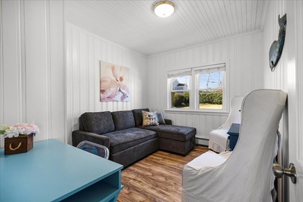 West Yarmouth Cape Cod vacation rental - 1st floor office with pull out couch.