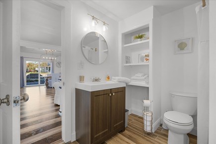 West Yarmouth Cape Cod vacation rental - 1st floor 2nd bath access from bedroom or living room.