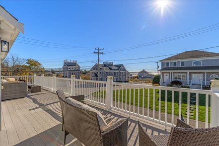 West Yarmouth Cape Cod vacation rental - 2nd fl deck stretches the length of the house and faces the ocean