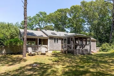 Eastham Cape Cod vacation rental - Fenced backyard