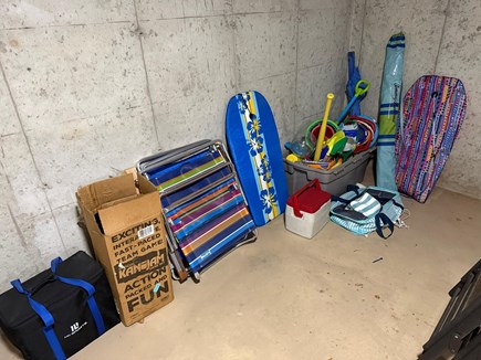 Eastham Cape Cod vacation rental - We provide chairs, toys, games, umbrellas, coolers, boogie boards