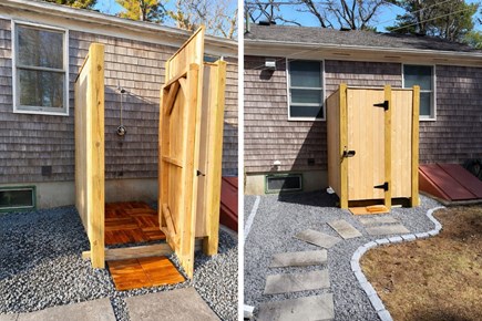 Eastham Cape Cod vacation rental - Brand new cedar outdoor shower!