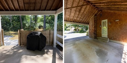 Eastham Cape Cod vacation rental - Stay dry while unpacking and grilling under the carport!