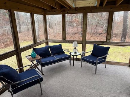 Eastham Cape Cod vacation rental - Screened in porch to enjoy bug free nights