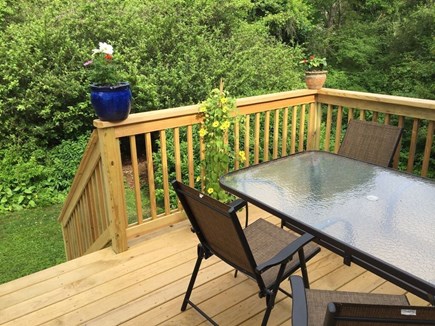 Falmouth Cape Cod vacation rental - Back deck