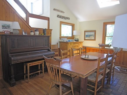 Wellfleet Cape Cod vacation rental - Dining Area and Piano