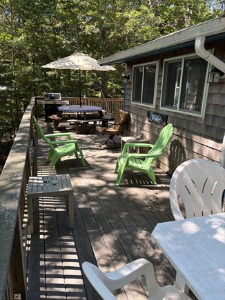 Plymouth MA vacation rental - Cool shady deck