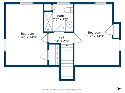 East Falmouth Cape Cod vacation rental - 2nd floor