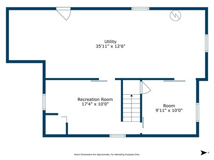 East Falmouth Cape Cod vacation rental - Lower level