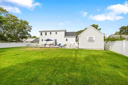 Dennis Cape Cod vacation rental - Large fenced yard