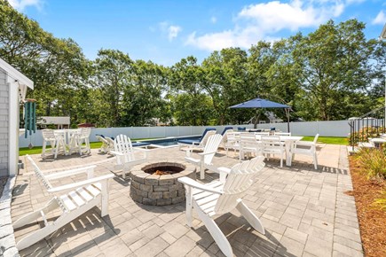 Dennis Cape Cod vacation rental - Beautiful Plunge Pool, outdoor furniture, big yard.  Perfection!