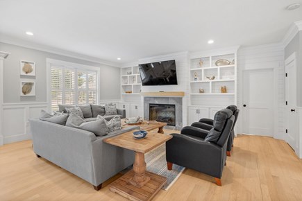 Dennis Cape Cod vacation rental - Open living room, dining area, and kitchen. Perfect for gathering