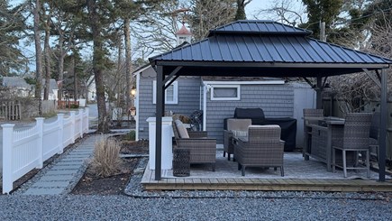 Dennis, Salt Air Village Cape Cod vacation rental - Gazebo outdoor entertainment, grilling area