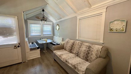 Dennis, Salt Air Village Cape Cod vacation rental - Sleep sofa and Breakfast Dinette converts to full size bed.