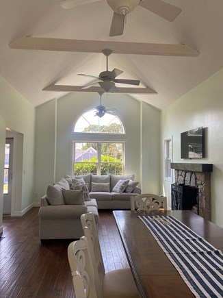 Pocasset Cape Cod vacation rental - Dinging to living area view.