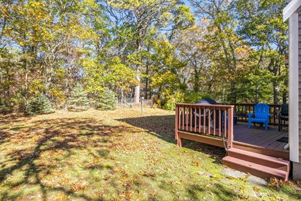 Brewster Cape Cod vacation rental - Enjoy dinner or just relaxing on the back deck.