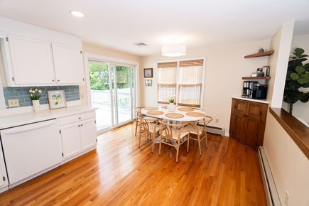 South Yarmouth Cape Cod vacation rental - Kitchen table, seats 6. Coffee station