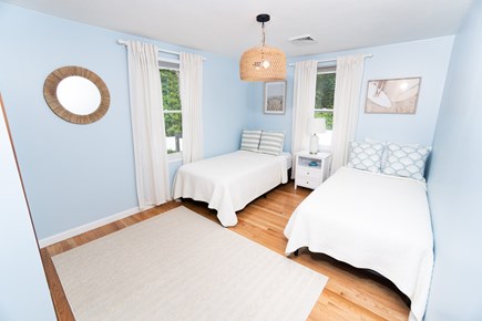 South Yarmouth Cape Cod vacation rental - Two XL-twin beds, nightstand, lamp, spacious closet