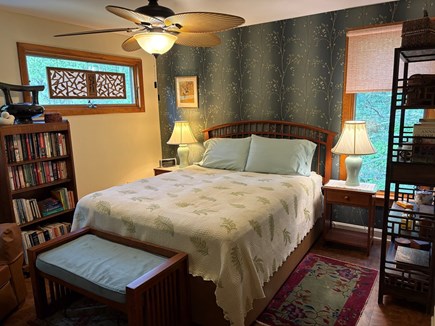 Brewster, Sheeps Pond, Noah's Bluff Cape Cod vacation rental - Bedroom with Bookcase