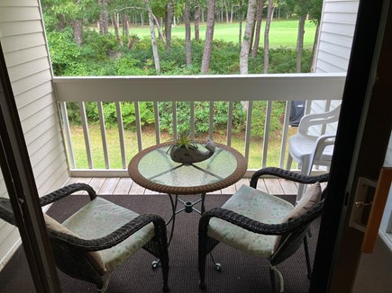 Brewster, Ocean Edge Cape Cod vacation rental - Back deck overlooking golf course