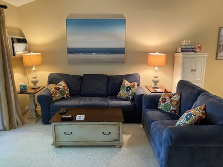 Brewster, Ocean Edge Cape Cod vacation rental - Living room with A/C