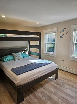 West Harwich Cape Cod vacation rental - Bedroom #3 Twin over Queen bunk.