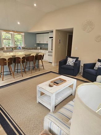 West Harwich Cape Cod vacation rental - Kitchen island seating - open concept