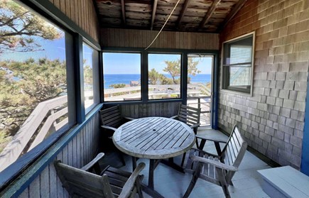 Wellfleet Cape Cod vacation rental - Screened in porch area