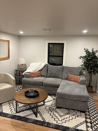 Falmouth Cape Cod vacation rental - Front living room-large smart TV