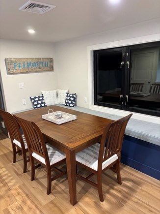 Falmouth Cape Cod vacation rental - Dining area open to kitchen and back living room